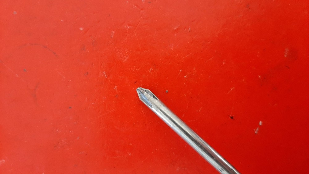 Snap-on Tools SGDP301B No. 1 Phillips Instinct Red Soft Handle Screwdriver READ