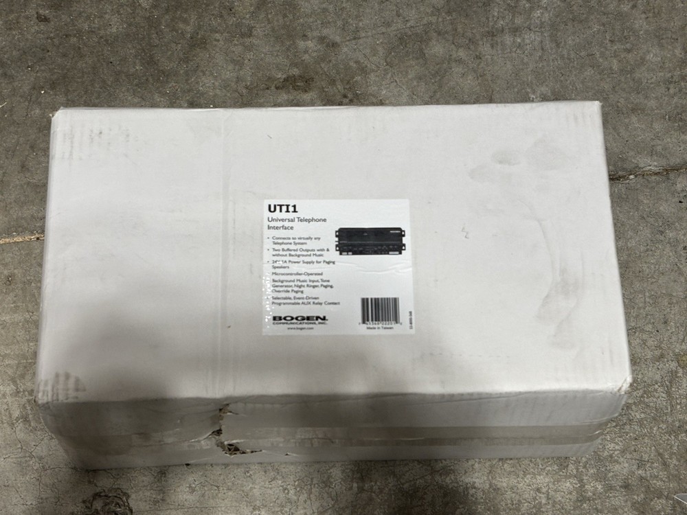 Bogen UTI1 Single Zone Paging Controller Universal Telephone Interface