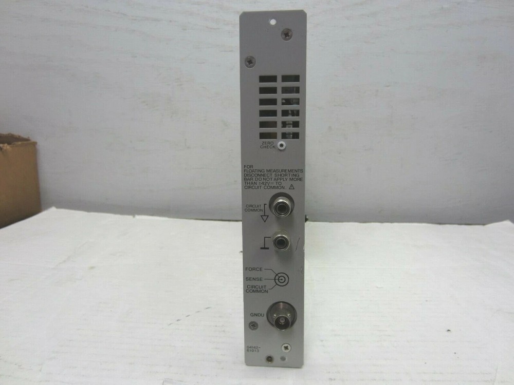 Agilent 04142-61013 Circuit Common Ground Module for 4142B