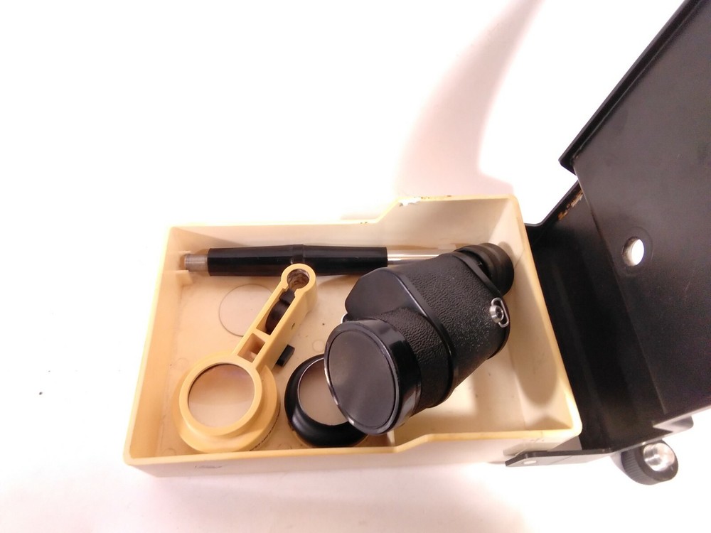 Soviet vintage optical set "Nature lover LP-1". Monocular, Microscope