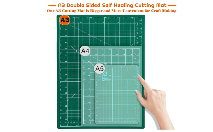 Self Healing Sewing Mat Cutting Double Sided Precision Crafts Project A3 12x18