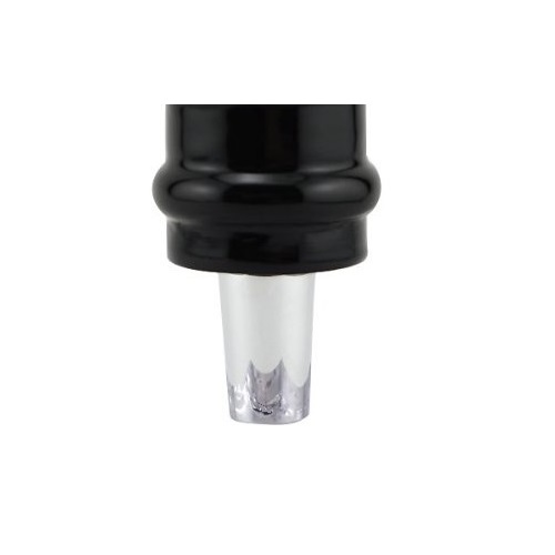 BEER TAP FERRULE SILVER /// SAME SIZE /// 3/8" TOP & BOTTOM ^v BEER FAUCET PULL