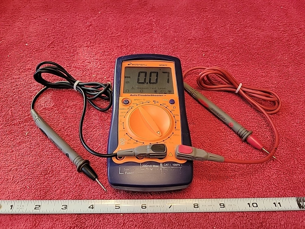 ACTRON Catron CP7677 Auto Digital Multimeter & Engine Analyzer