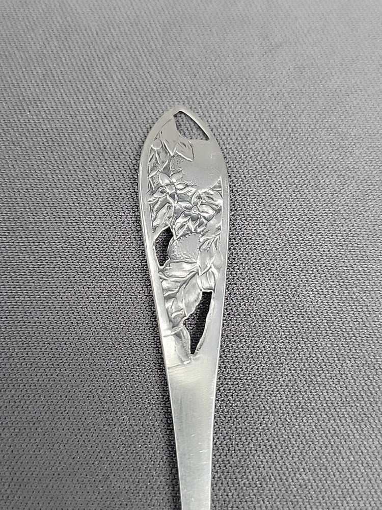 Miami, Florida Souvenir Spoon, Sterling Silver, 4", with Oranges On handle