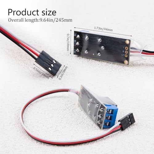 2Pcs High Voltage 20A DC 5V-12V PWM Switch Controller for Spotlight Strobe