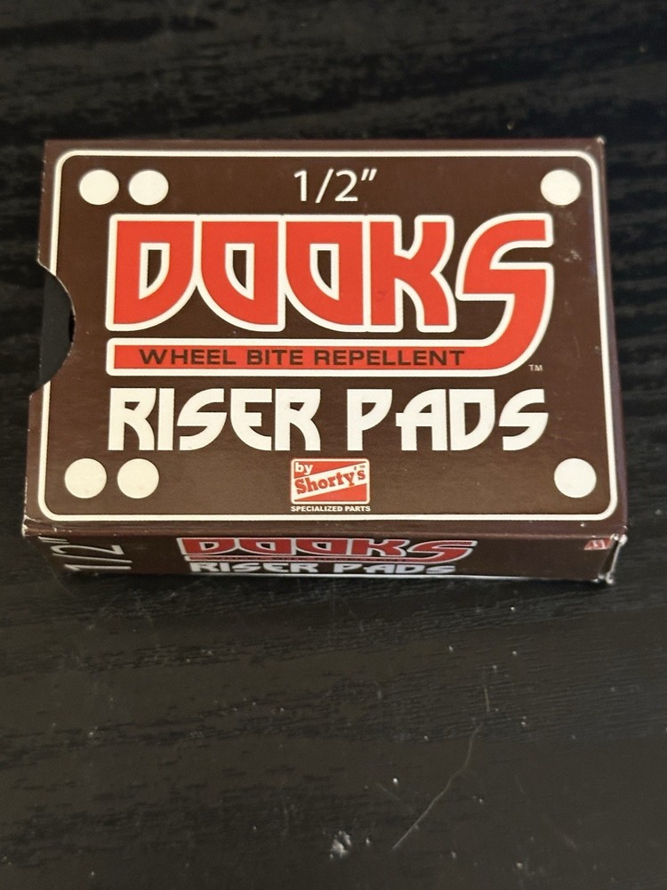 Shortys Dooks Skateboard 1/2" Hard Riser Pads
