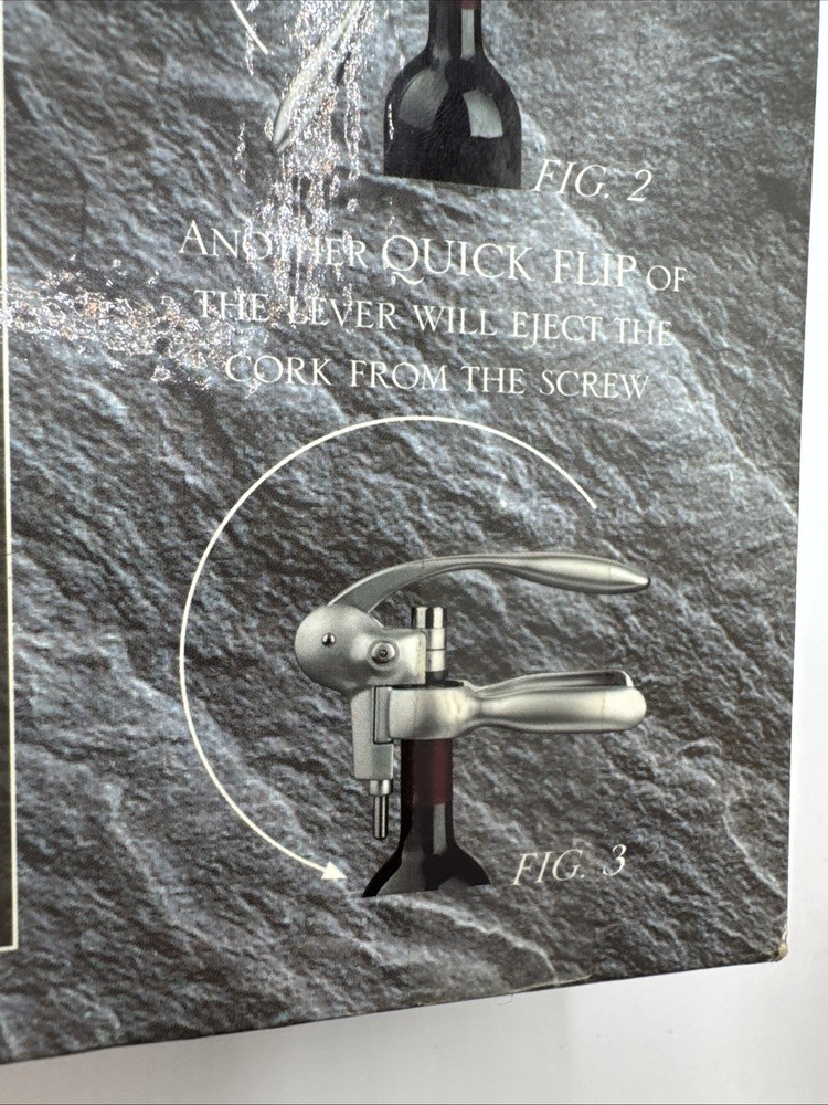Professional Corkscrew Wine Tool Kit Original Box