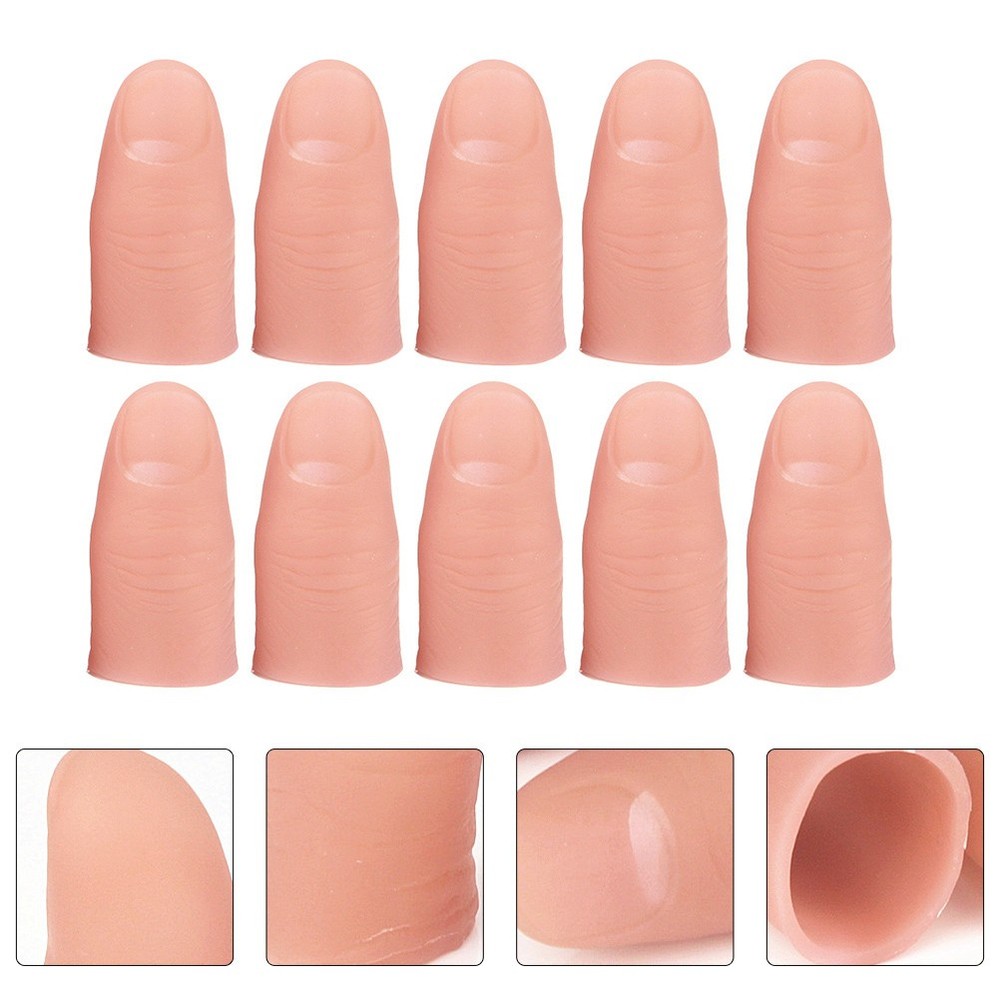 10Pcs Finger Toy Covers Simulation Finger Playthings For Fun