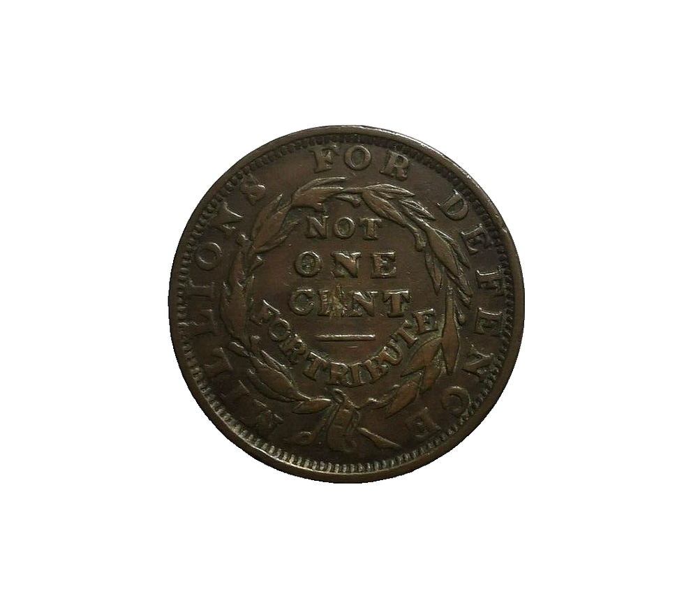 1837 US Hard Times Not One Cent - Shin Plasters Token HT-56
