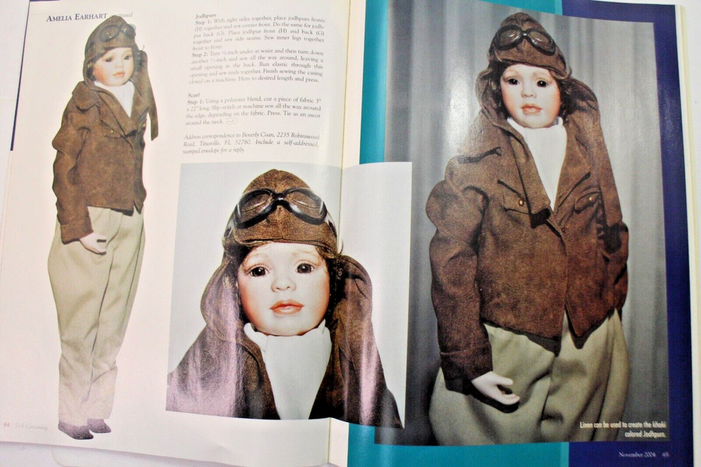 Doll Costuming with Patterns November 2004