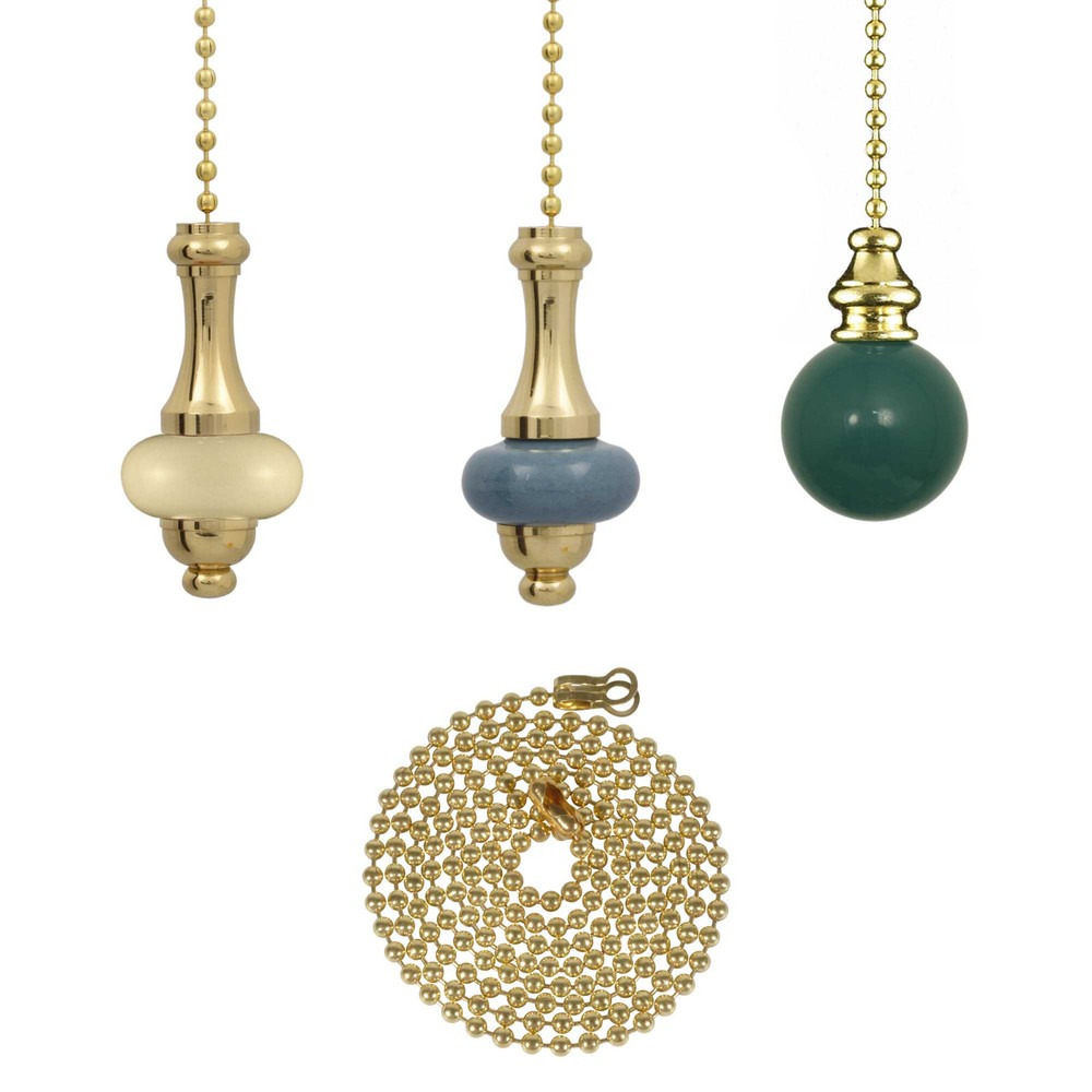 ElekTek Bathroom Ceiling Light Pull Cord Switch Fob Handle Ceramic w/80cm Chain