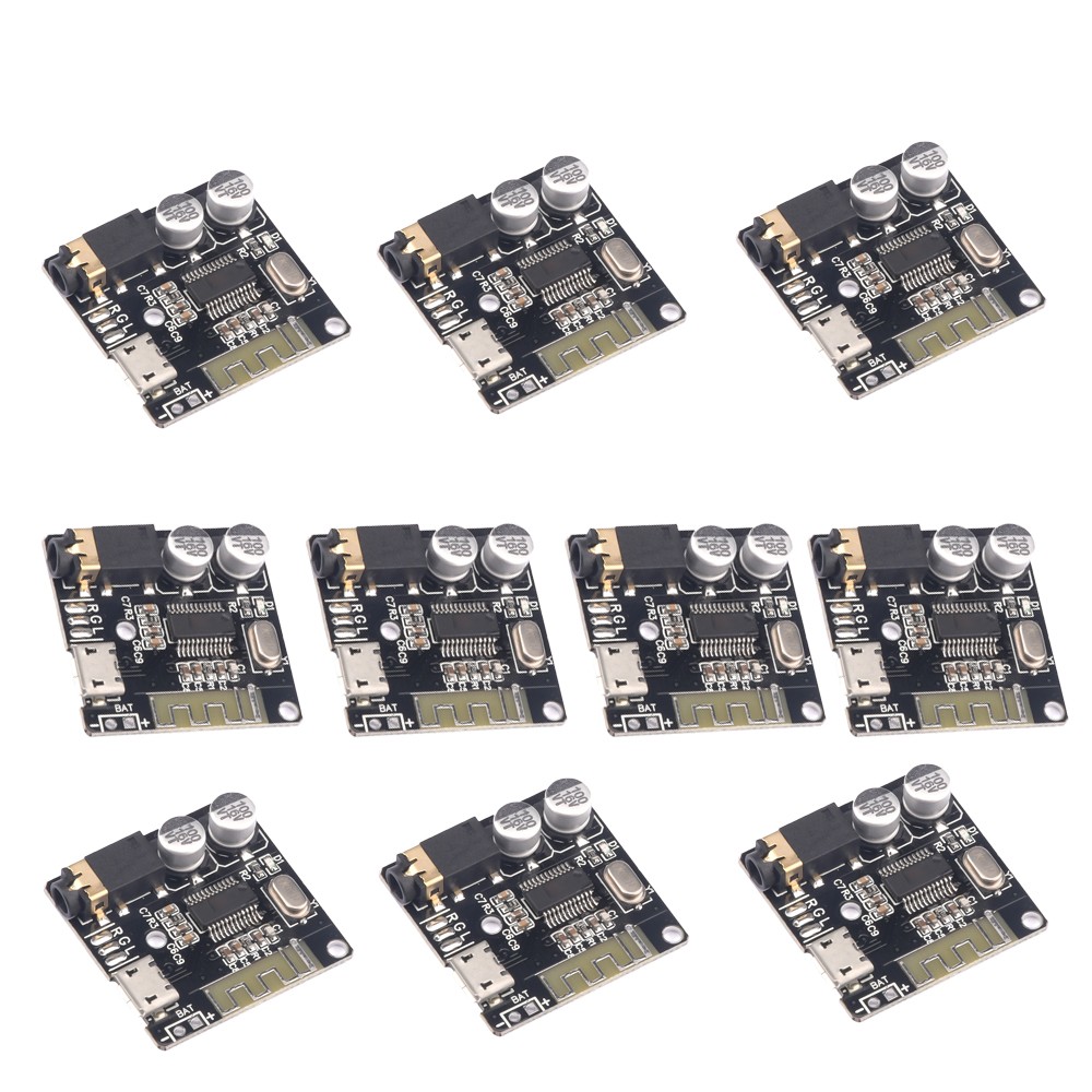 10PCS VHM-314 Bluetooth 5.0 Amplifier Board Audio Lossless MP3 Decoder Module