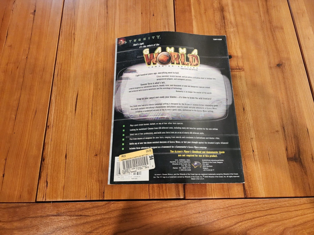 Gamma World D20 System Campaign Setting book, Nice!