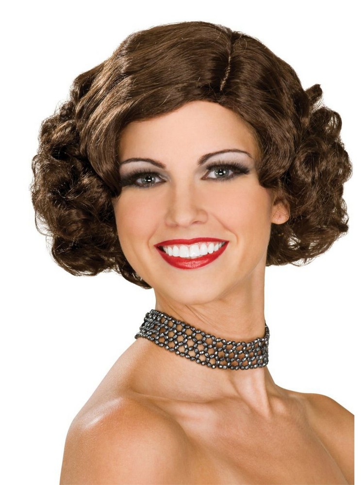 Rubie's - Brown Flapper Wig