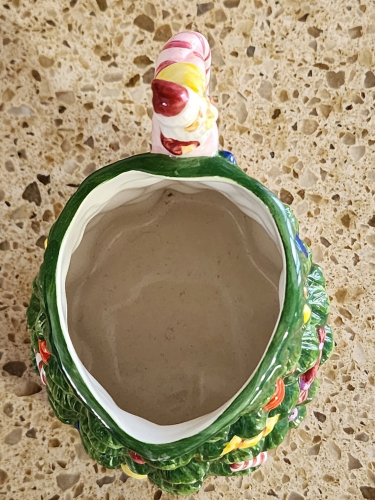 Spode Christmas Figural Tree Hand Painted Creamer 5"