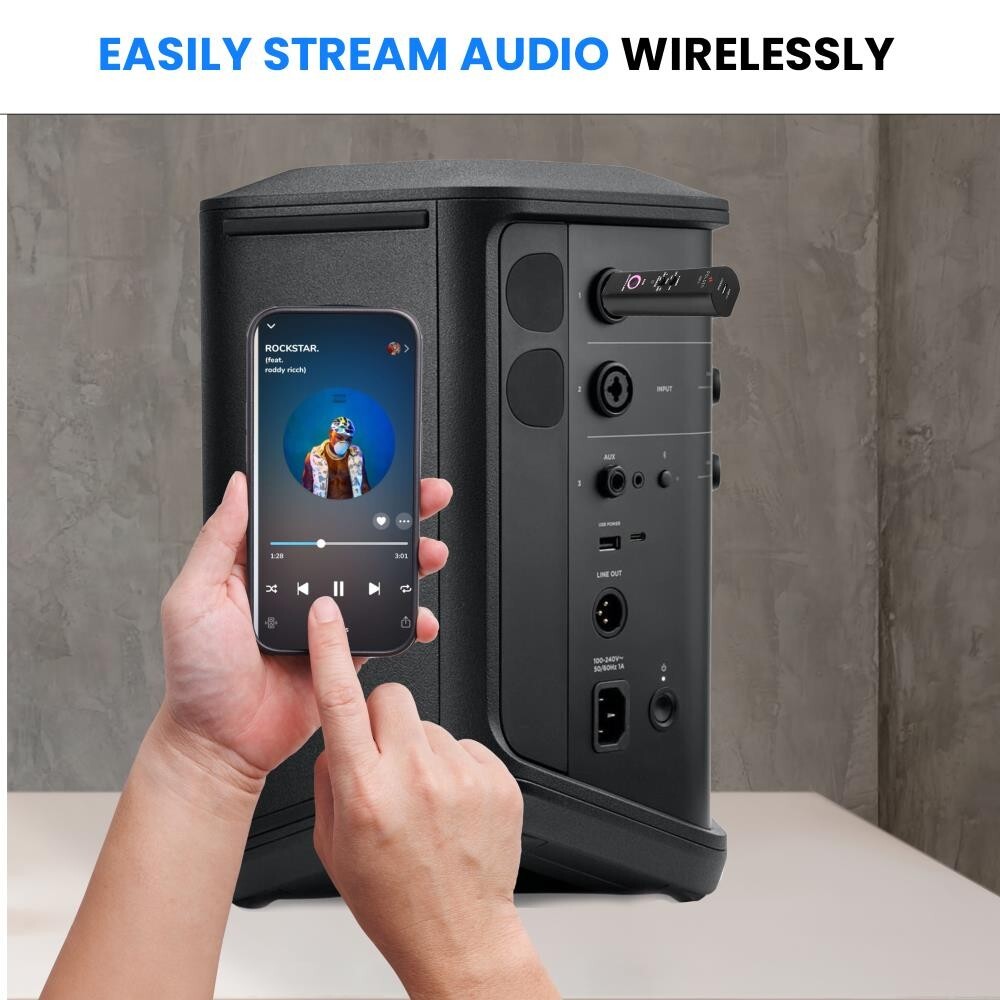 XLR Bluetooth Audio Receiver, Wireless Bluetooth 5.0 Streaming, 3-Pin XLR Output