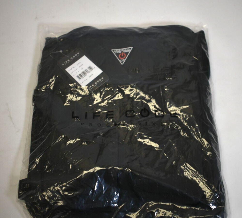 Life Code Progressive Hooded Utility Vest/Back Pack 31V19 Black New