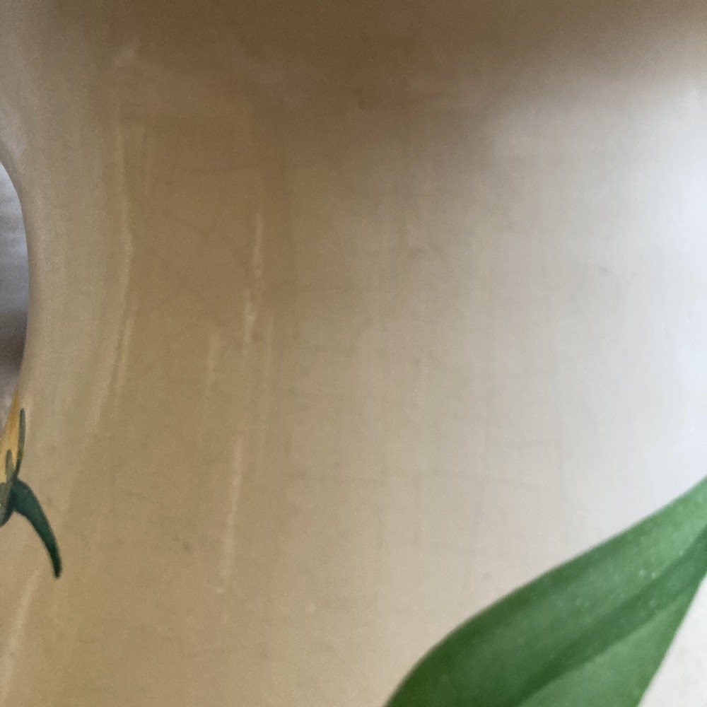 Casa-U-Betcha Pitcher, Redware- Made In Portugal - Chilies- Peppers