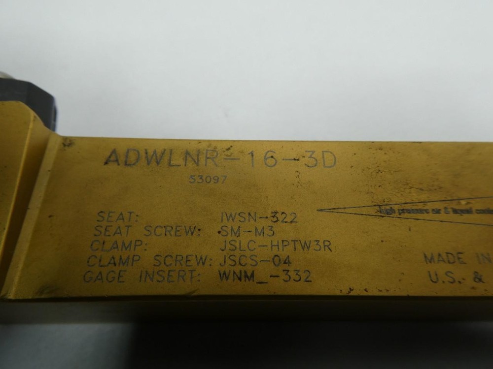 Dorian ADWLNR-16-3D Tool Holder