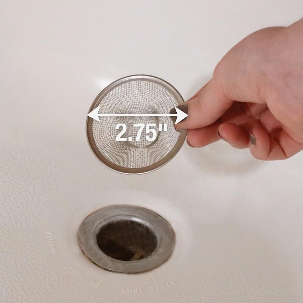 Elegant 2-3/4-Inch Bathtub Drain Strainer - Prevent Clogs Effortlessly