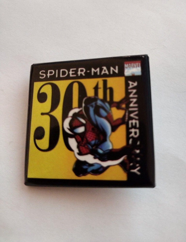Spider-Man 30th Anniversary  Square Badge Pin