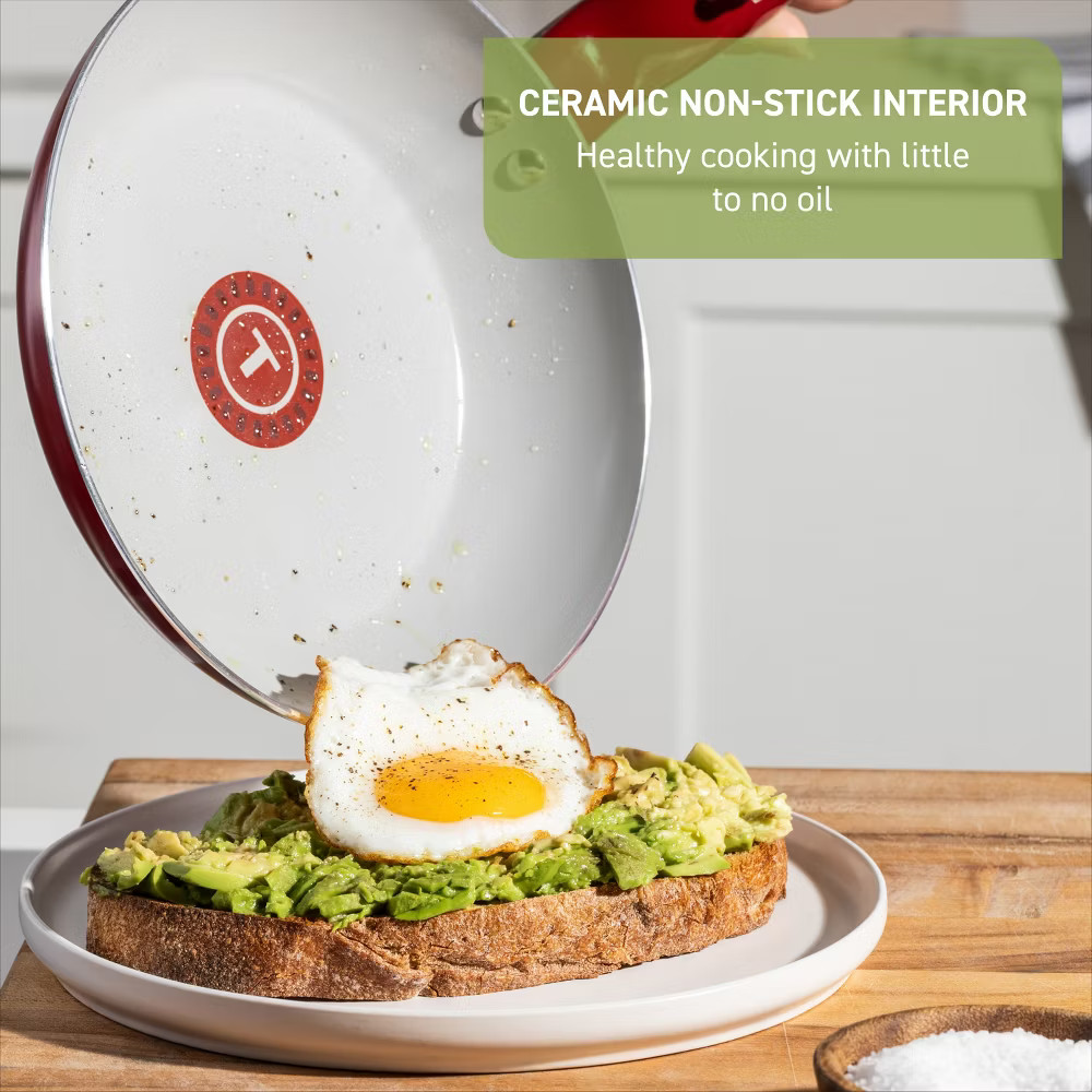 T-Fal 12pc Simply Cook Ceramic Cookware Set