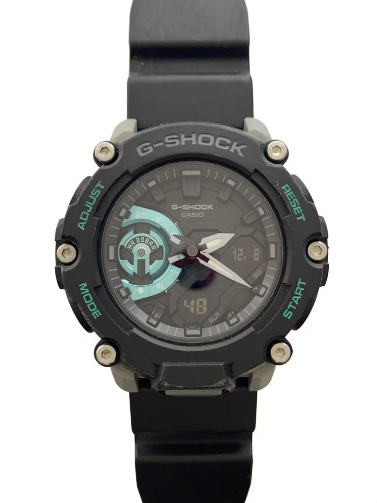 CASIO Quartz Watch G SHOCK Analog Digital Rubber BLK