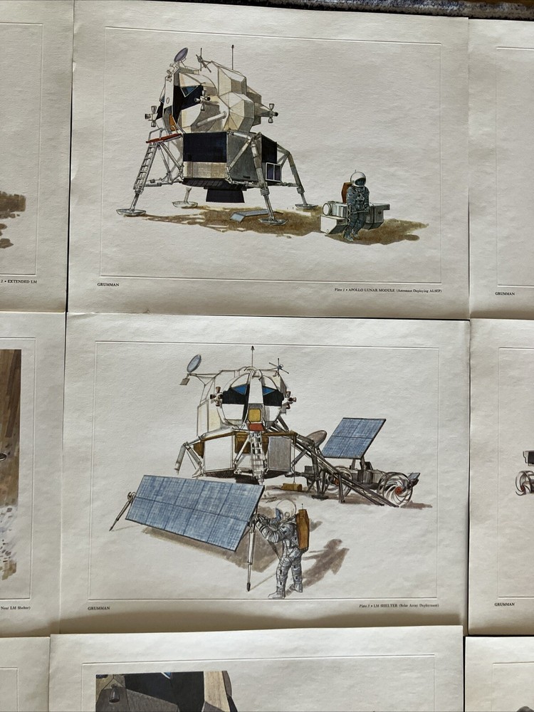 Grumman Apollo Program Lunar Module Derivatives:Future Space Missions-12 Of 13