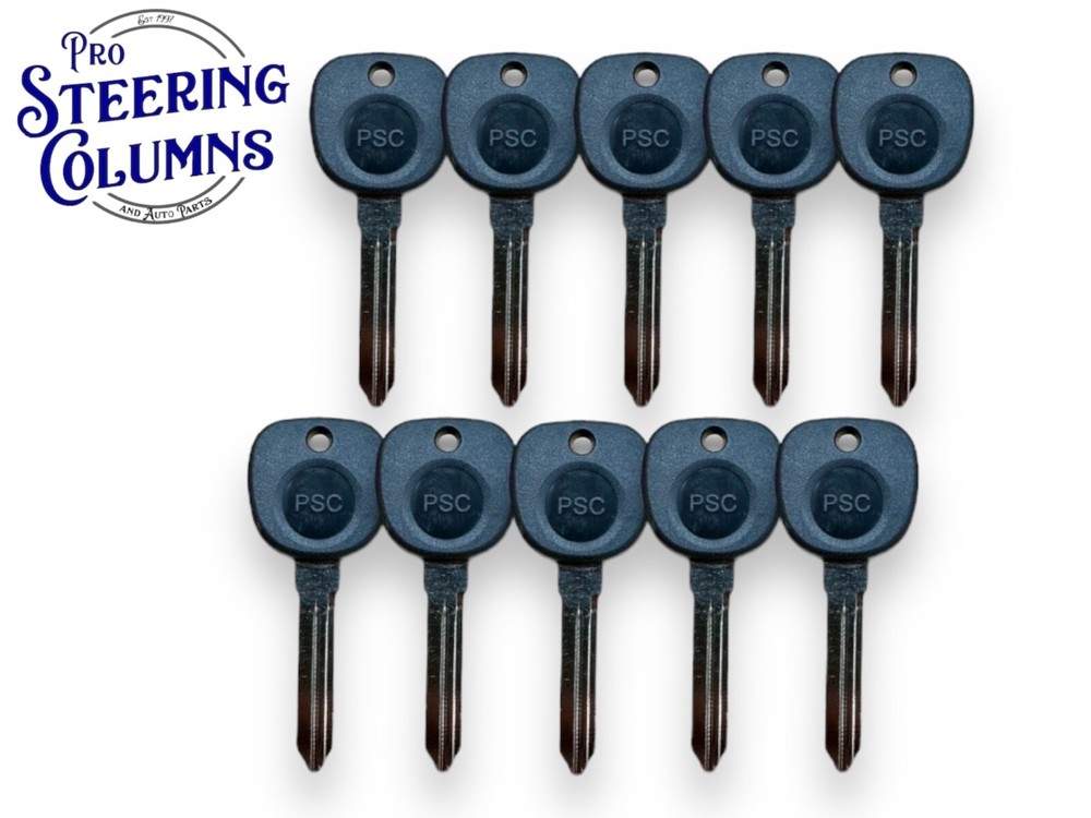 Plastic Head Key Blanks B91 B96 B102 New (100 PACK)