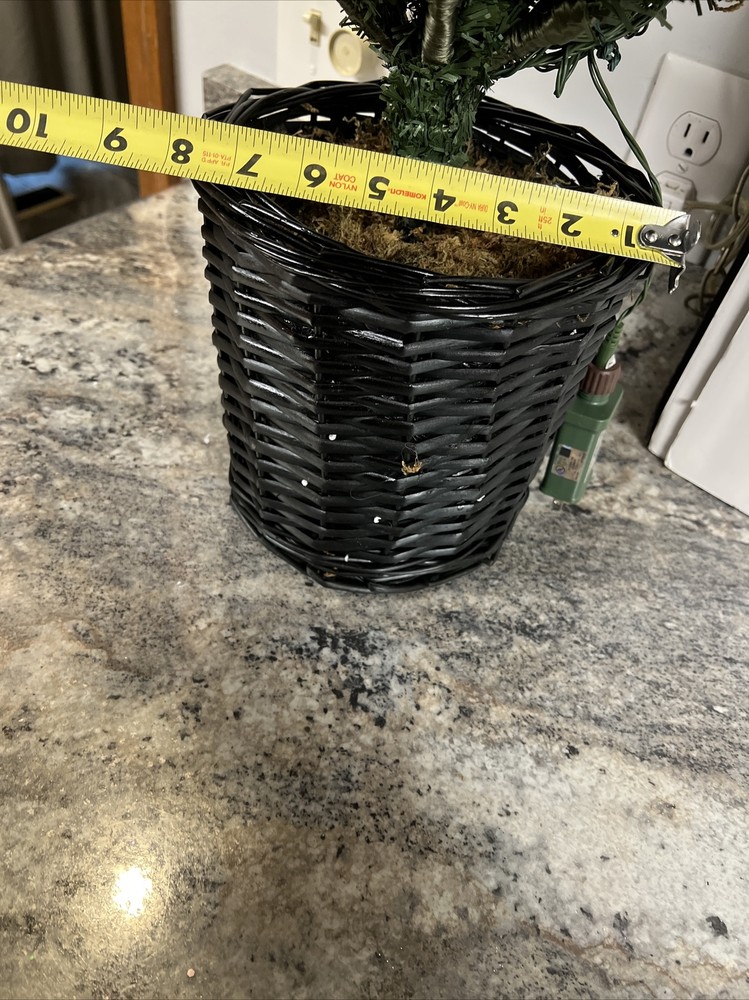 Bethlehem Lights 3' URN Mixed Bulb Christmas Tree MULTICOLOR LIGHTED