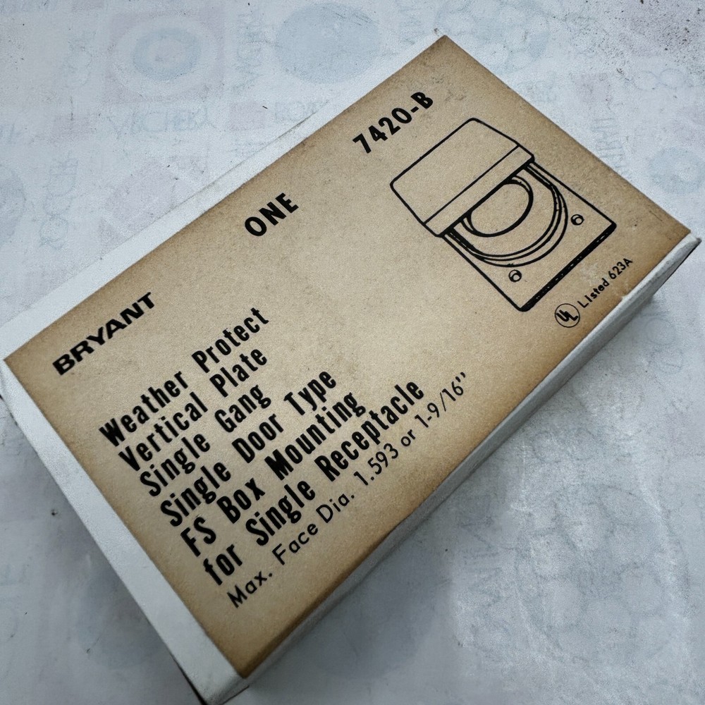 Bryant NSB 7420-B Wallplates and Switch Accessories EA ⭐