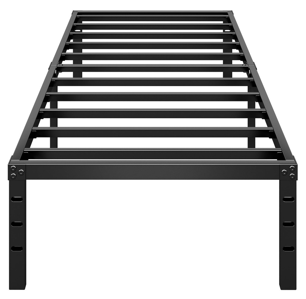 Metal Platform Bed Frame 16 Inch Tall,No Box Spring Needed,Twin Size Bed with...