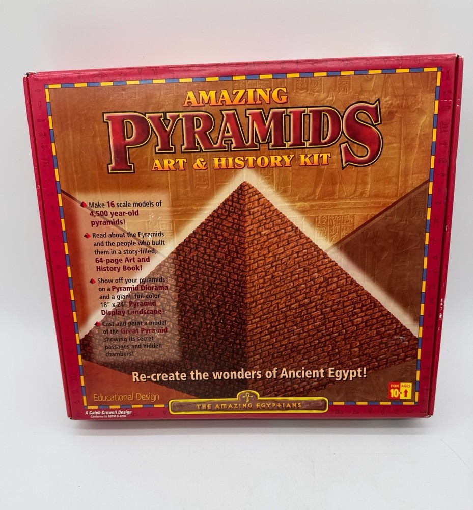 Amazing Pyramids Art History Kit Caleb Crowell Educational Design (Missing Book)