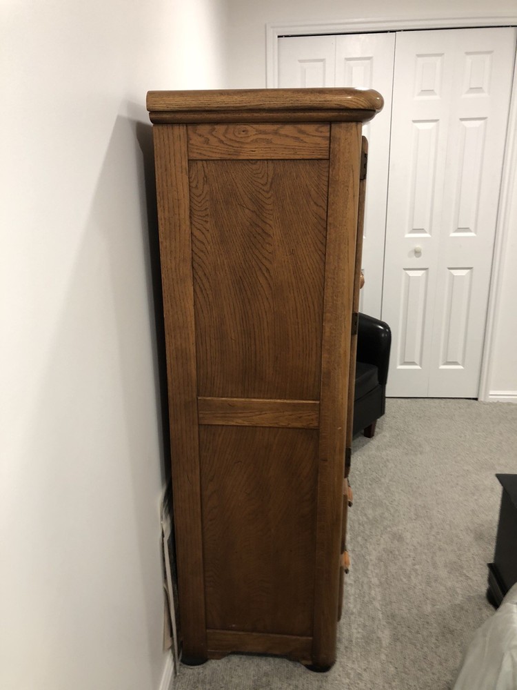SOLID OAK ARMOIRE