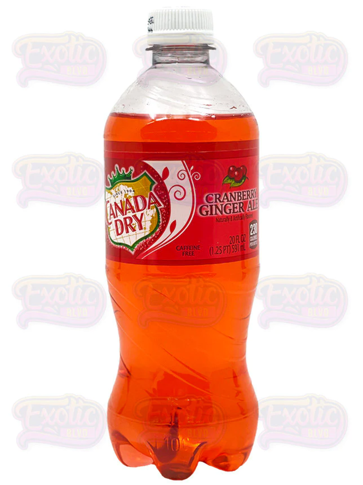 Canada Dry Cranberry 20oz 6 12 and 24 pack