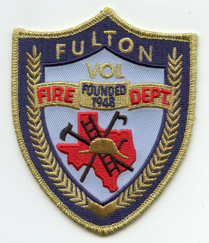 FULTON TEXAS VOLUNTEER FIRE PATCH