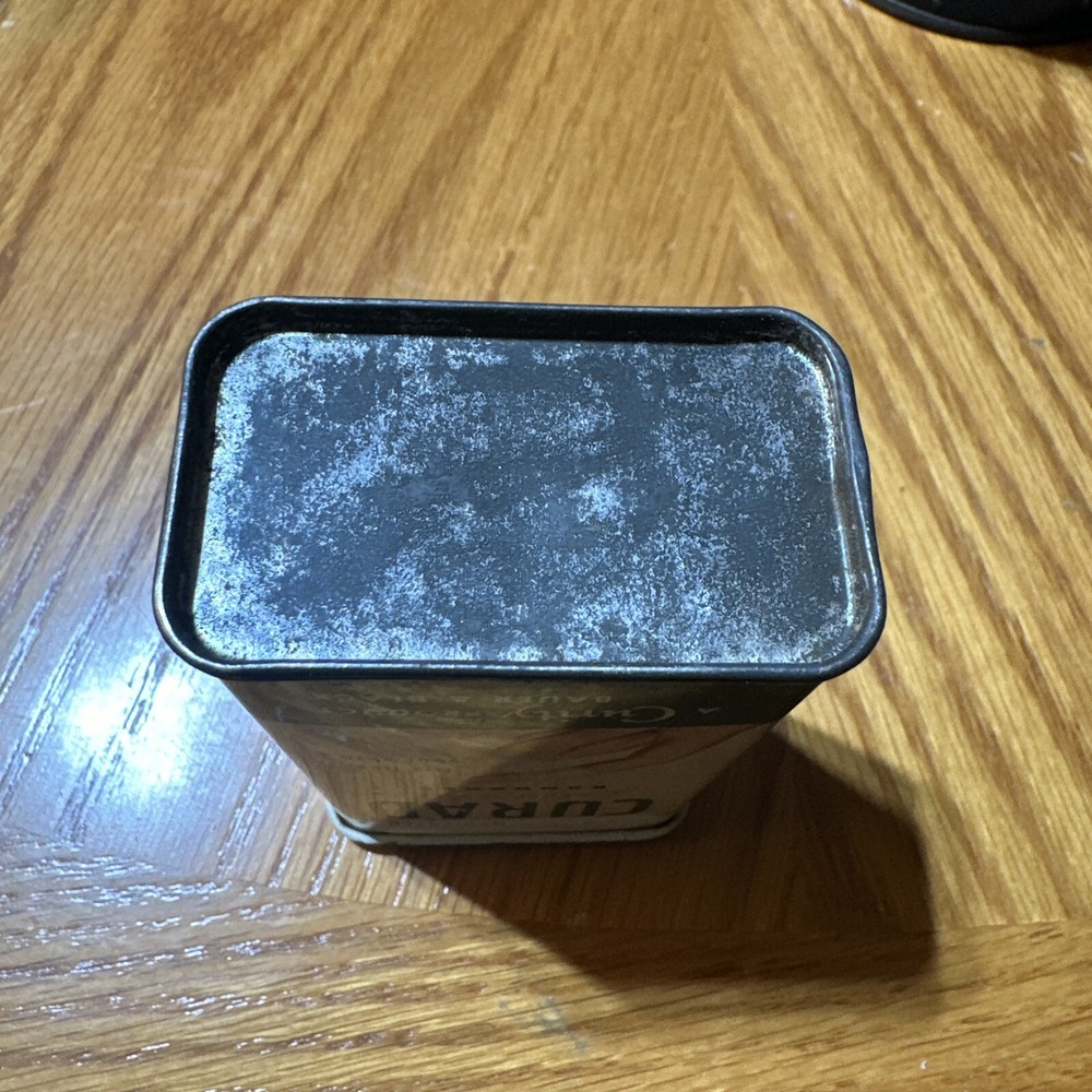 Vintage Curad Plastic Bandages Empty Metal Tin