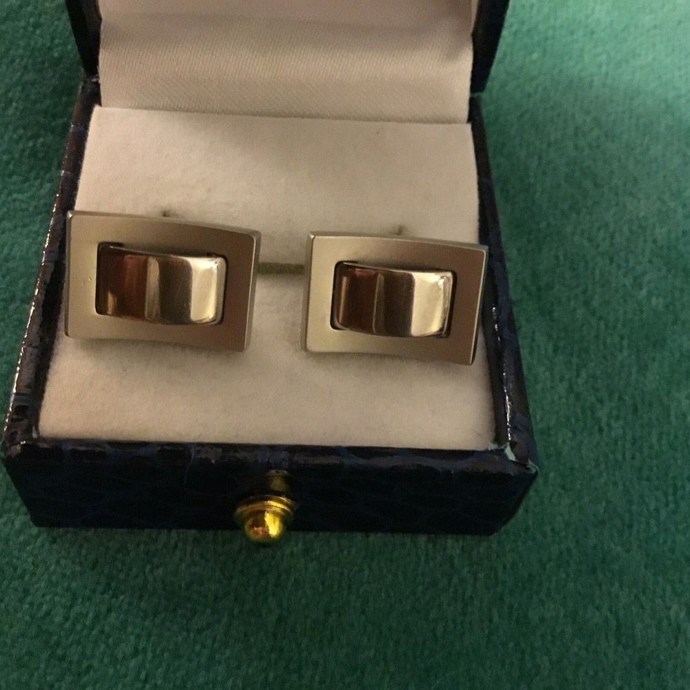 Cufflinks silver tone