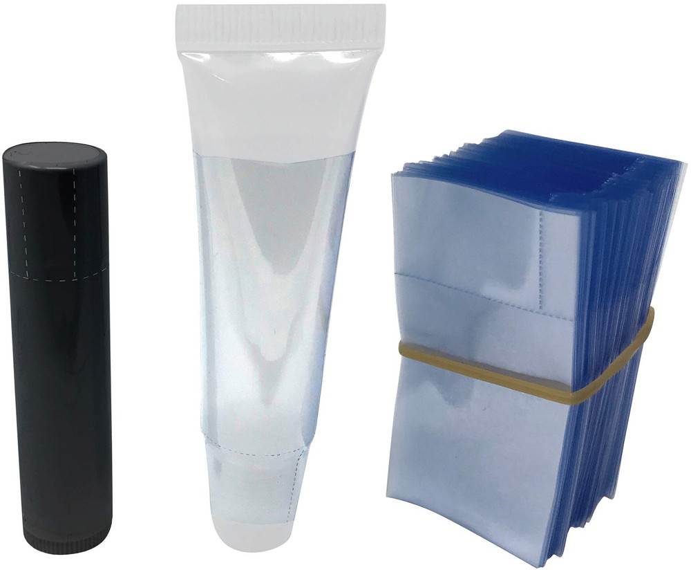 Clear Perforated Shrink Bands for Lip Balm & Tubes - 1000 Pack