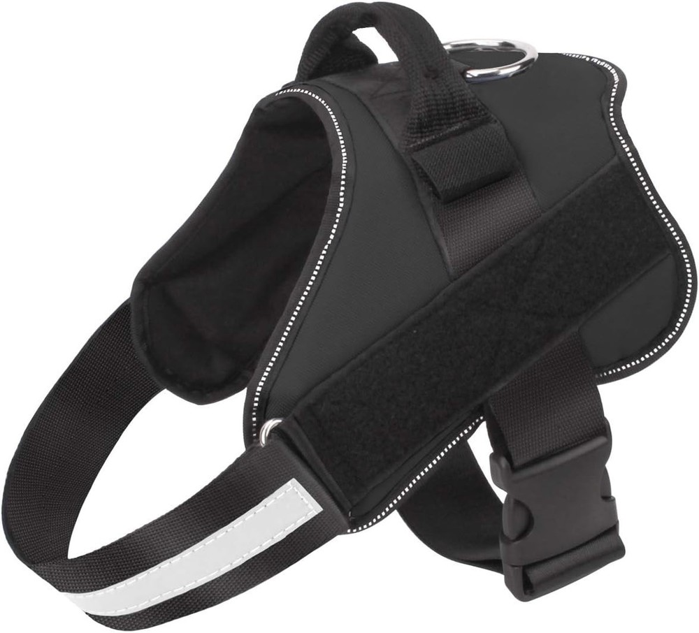 Bolus Reflective Dog Harness - Black - Size Large