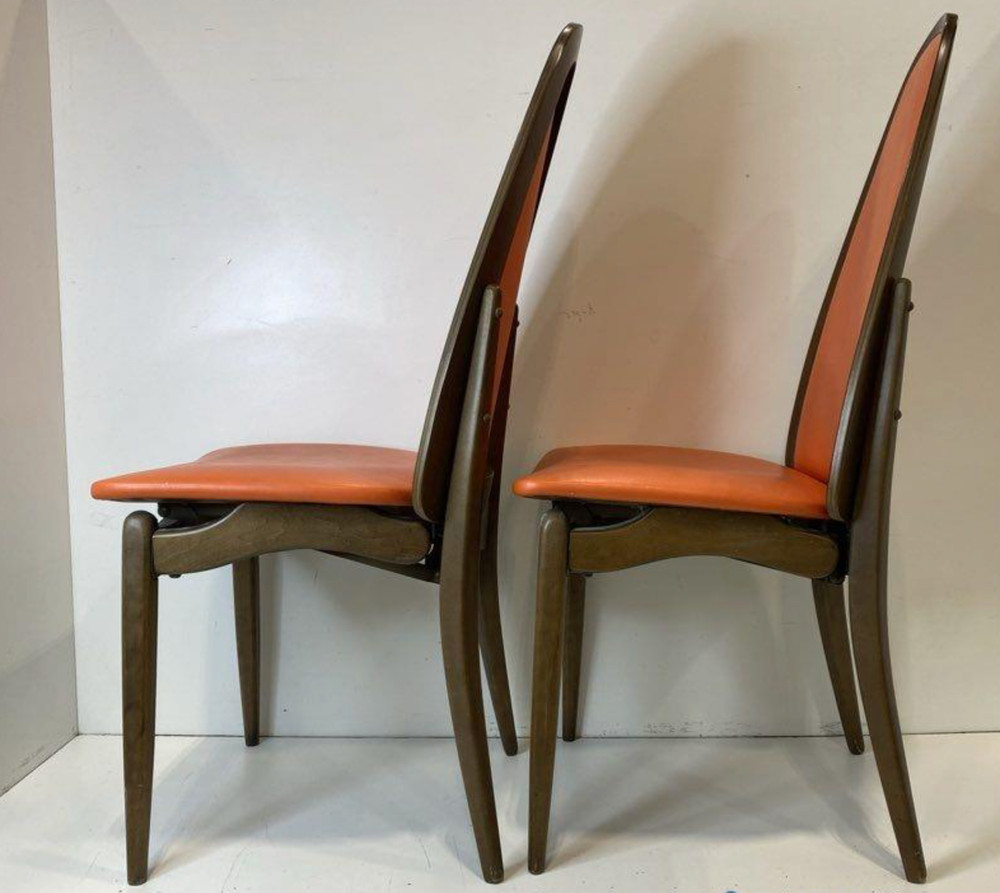 Vintage Stakmore Walnut Folding Chair (2)