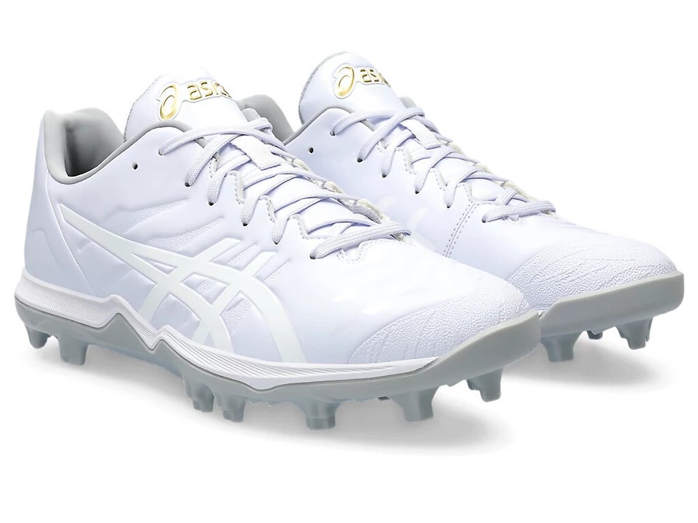 ASICS GOLDSTAGE FANG 1121A067 110 White White Baseball Cleats