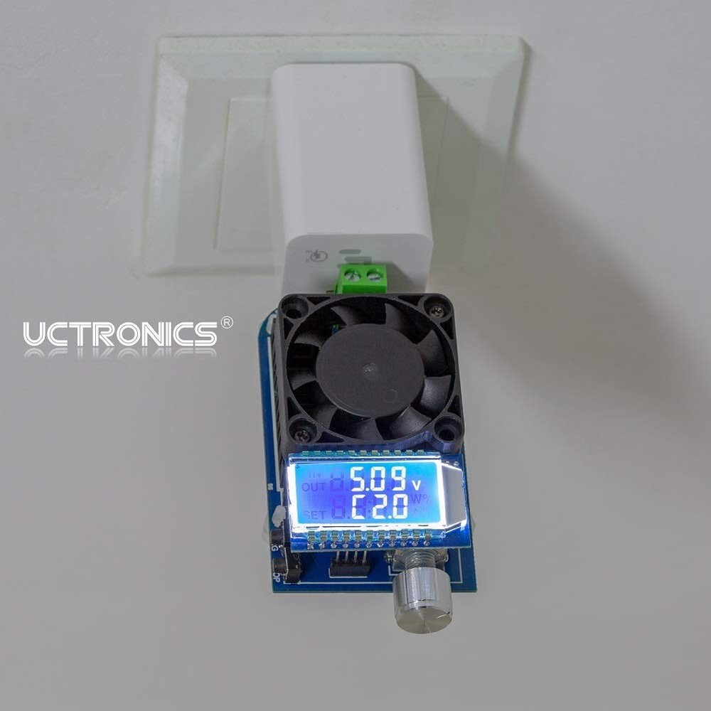 Electronic USB Load Tester, Adjustable Discharge Resistor Module 35W, Test an...