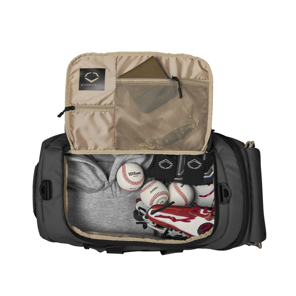 Evoshield Baseball/Softball Training Duffle Bag - Charcoal