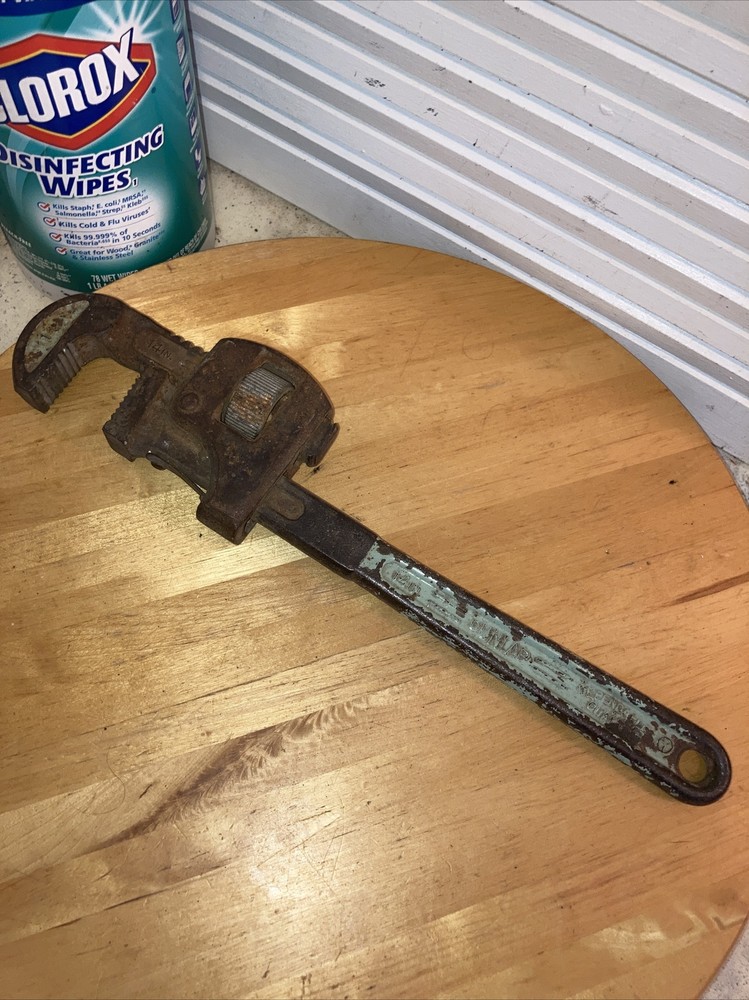 Vintage Dunlap 14 In. Pipe Wrench Pipe Dependable Quality Fitting Plumbing 🇺🇸