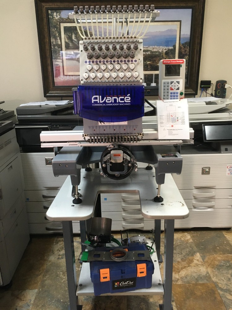 Avance 1501c Compact Single Head Embroidery Machine