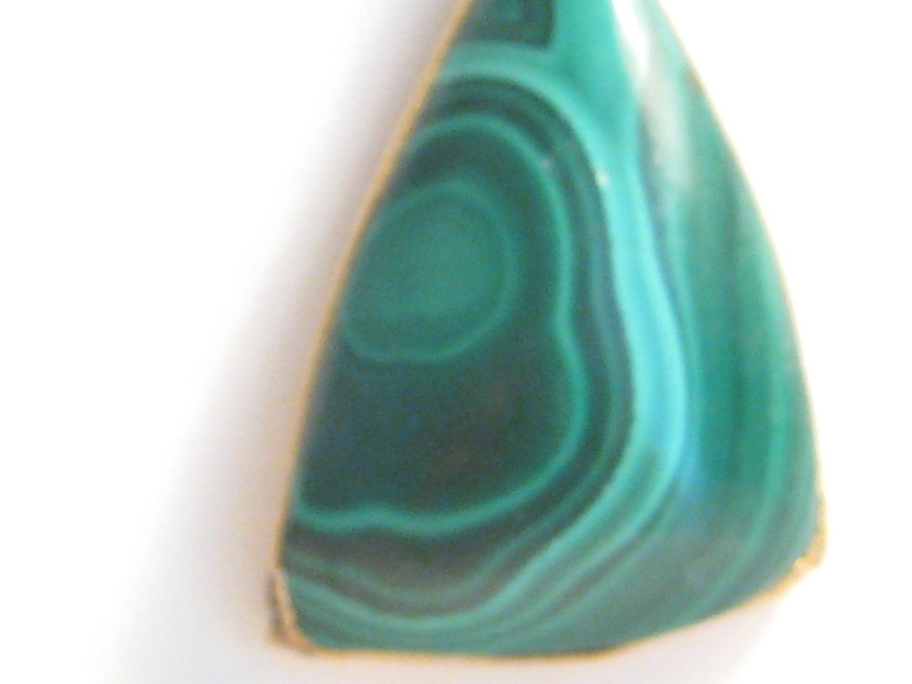 Malachite Free Form Pendant M411