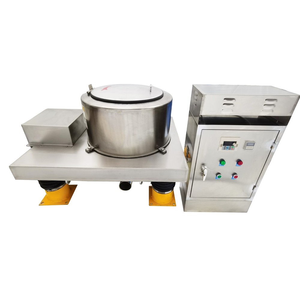 220V 1.5KW Industrial Hardware Solid Liquid Separator Iron Scrap Dehydrator