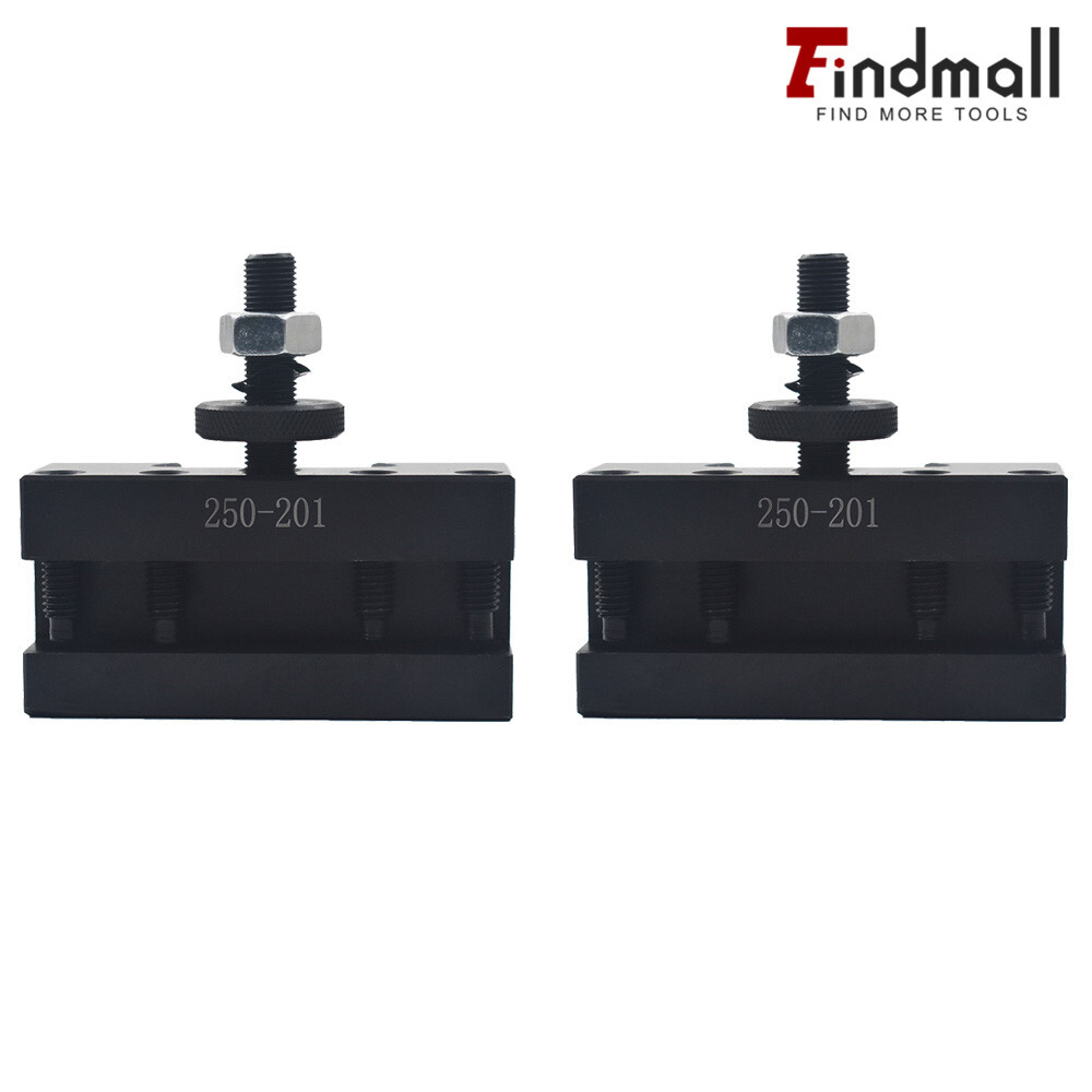 2Pcs BXA #1 250-201 Quick Change Tool Post Holder Turning & Facing For Lathe