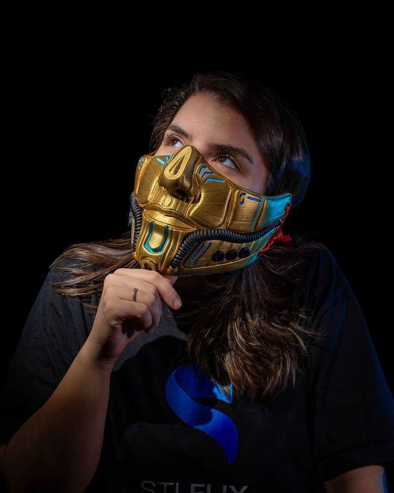 Metropolis Mask | Raw DIY Kit | Wearable Accessory